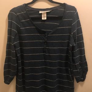 Green striped long sleeve!